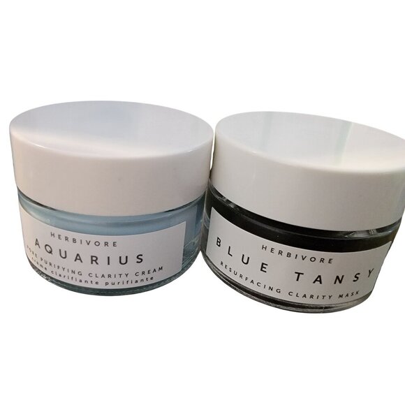 TWO for $40 Herbivore Waves of Clarity Skincare Set 3 Piece Gift Boxed New - Picture 5 of 14